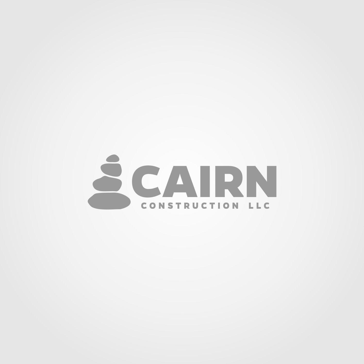 Cairn Logo - Bold, Personable Logo Design for Cairn Construction llc.