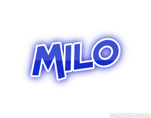 Milo Logo - United States of America Logo. Free Logo Design Tool from Flaming Text