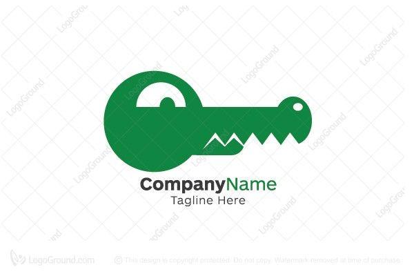 Green Crocodile Logo - Green Crocodile Key Logo