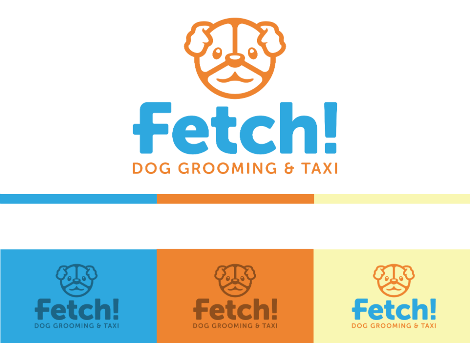 Fetch Logo - Fetch! Dog Grooming & Taxi - Back40 Design - Oklahoma City Web Design