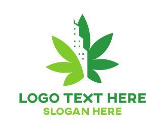 Cannabis Logo - Weed City Logo