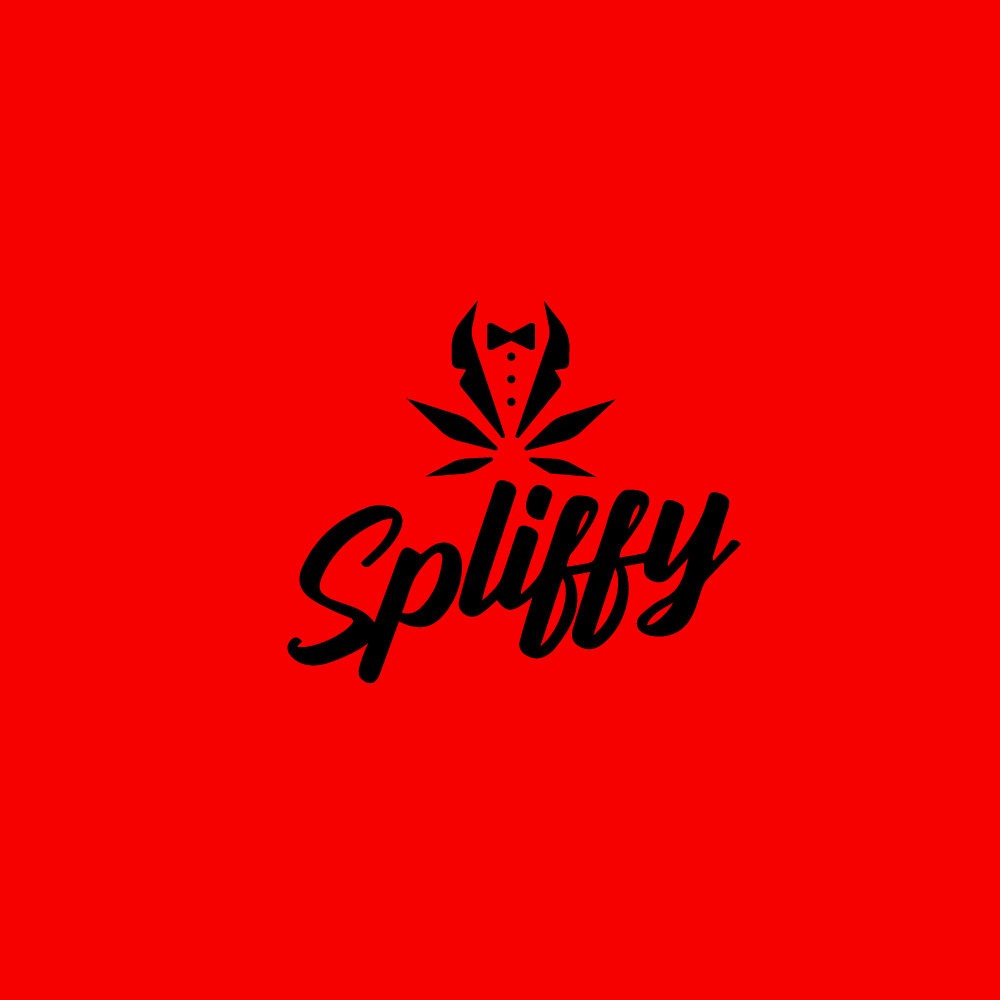Cannabis Logo - For Sale: Spliffy Cannabis Tuxedo Logo Design