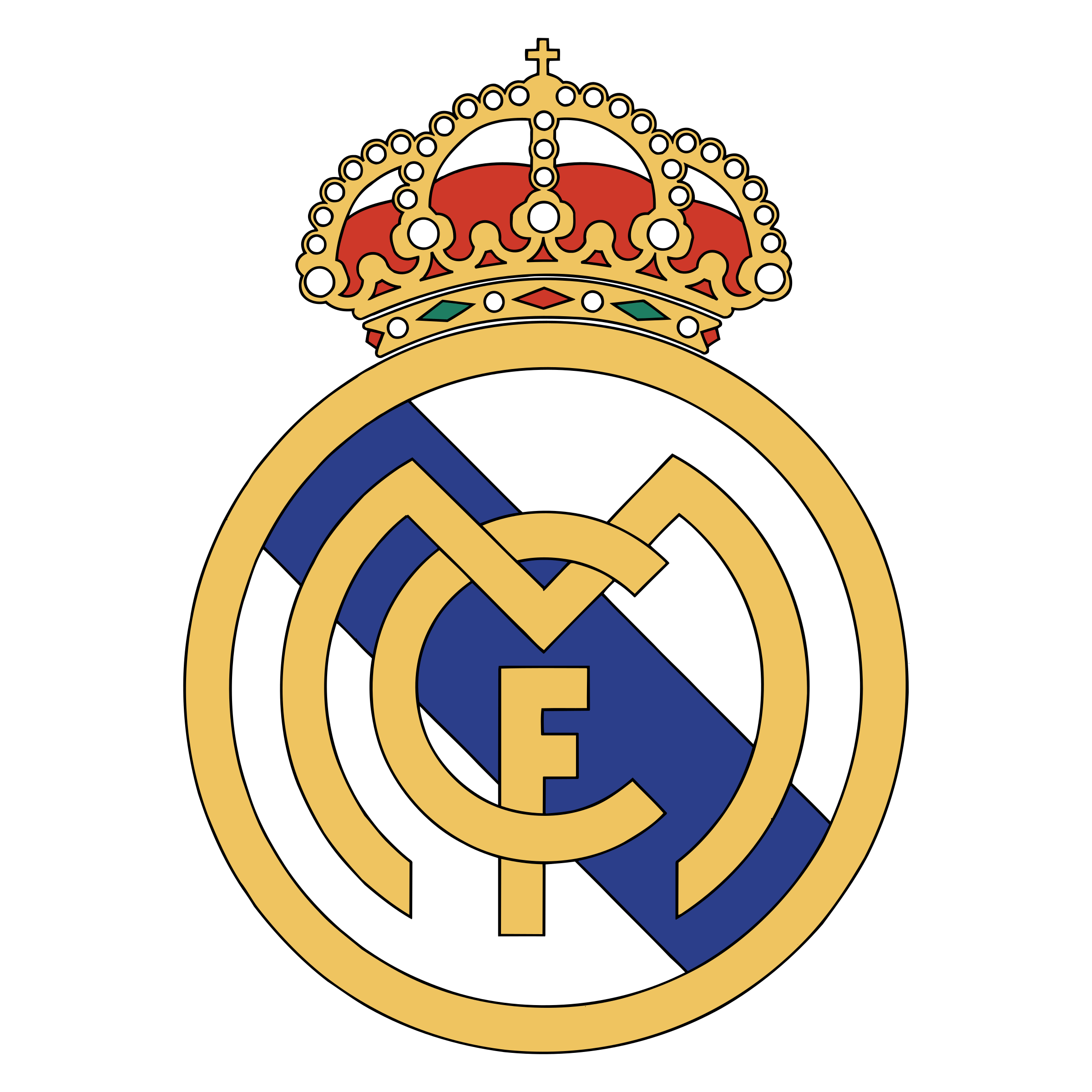 C-Real Logo - Real Madrid C F Logo PNG Transparent & SVG Vector - Freebie Supply