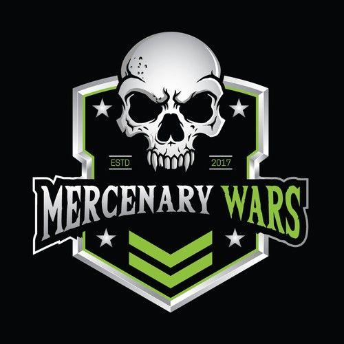Mercenary Logo - Mercenary Wars logo for badass new obstacle course company