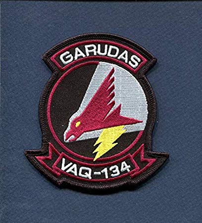 VAQ-134 Logo - Amazon.com: Embroidered Patch-Patches for Women Man- VAQ-134 GARUDAS ...