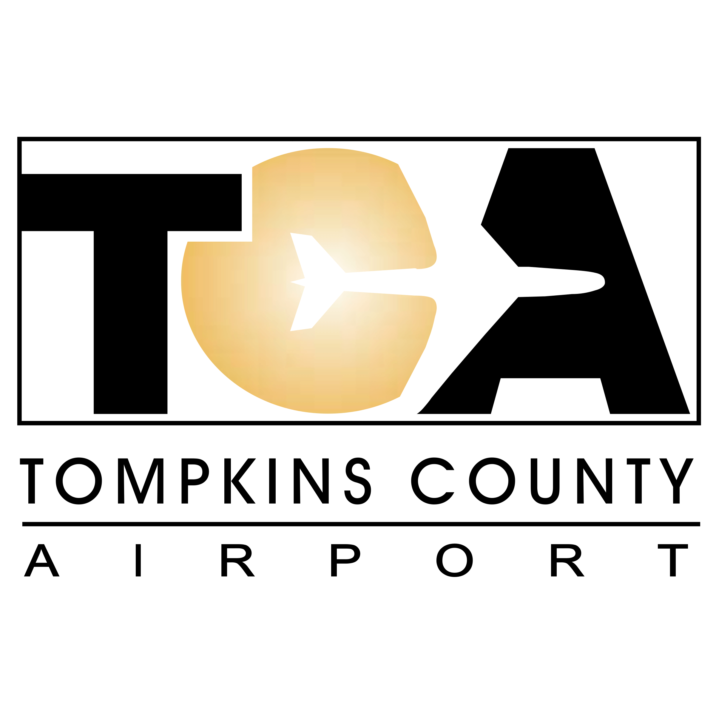 Tompkins Logo - TCA Tompkins County Airport Logo PNG Transparent & SVG Vector