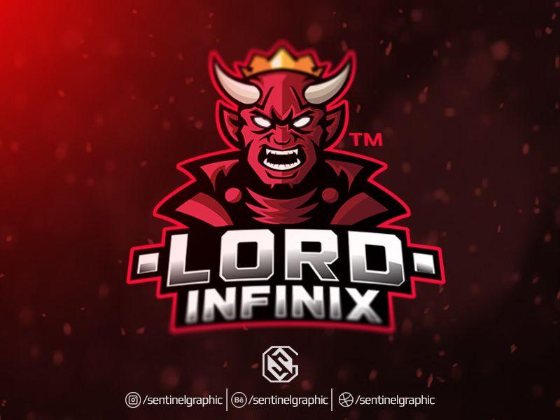 Lord Logo - LORD INFINIX Esport Logo. Devil Mascot Logo Sport
