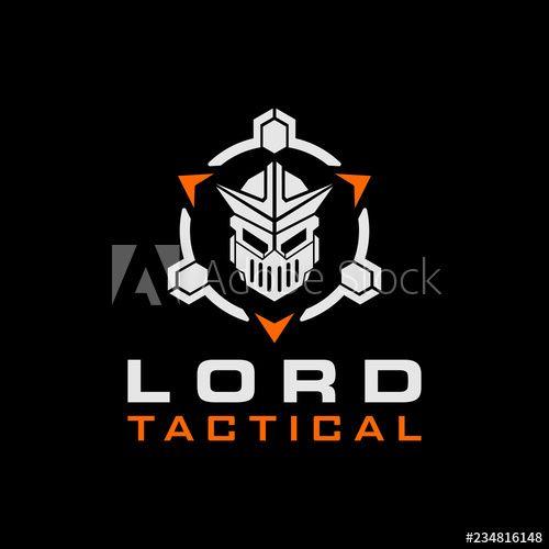 Lord Logo - Lord Knight Tactical Military logo design this stock vector