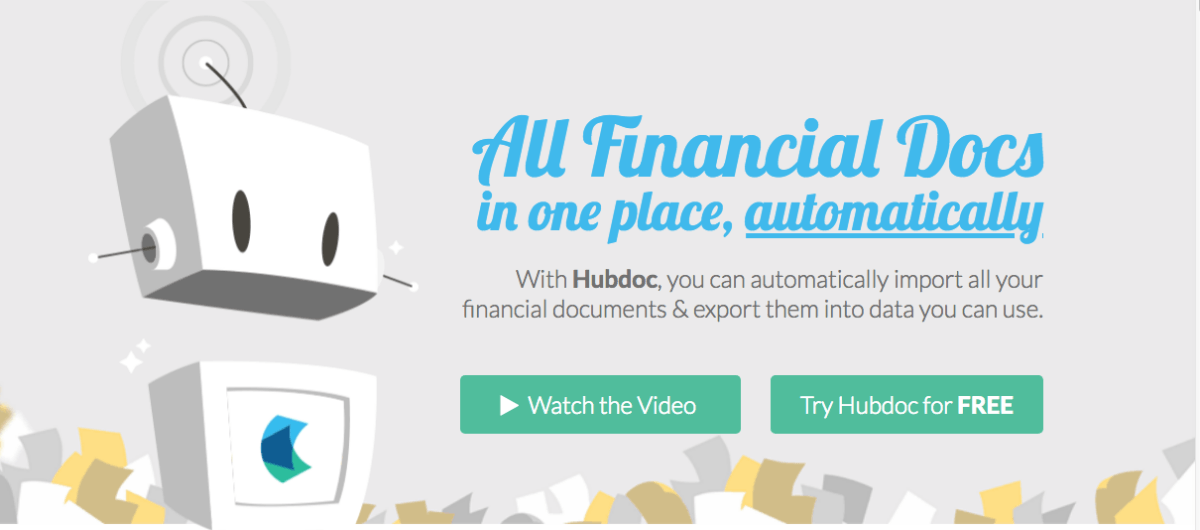 Hubdoc Logo - Review : Hubdoc, all financial docs in one place