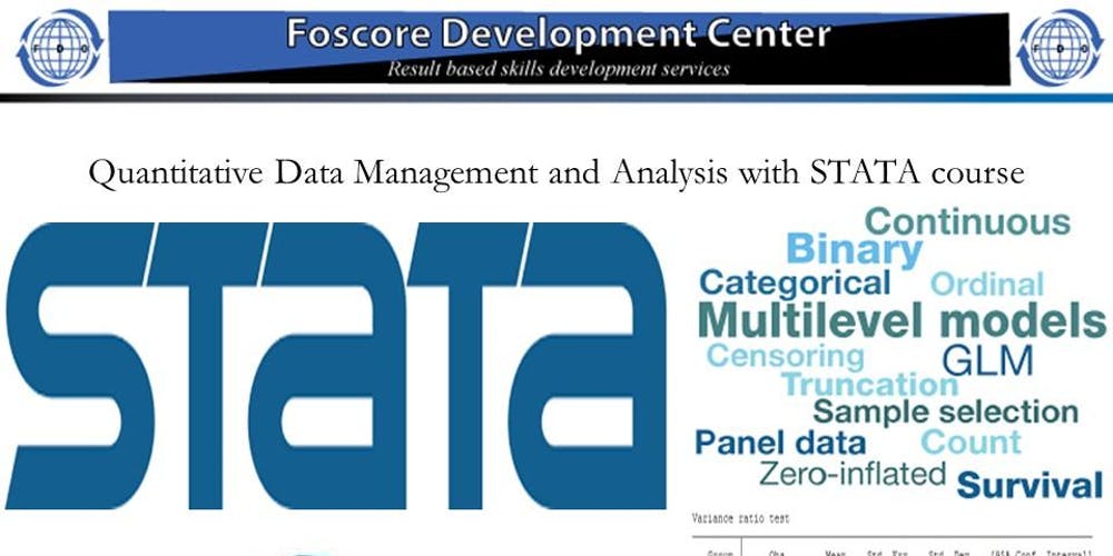 Stata Logo - Quantitative Data Management and Analysis with STATA