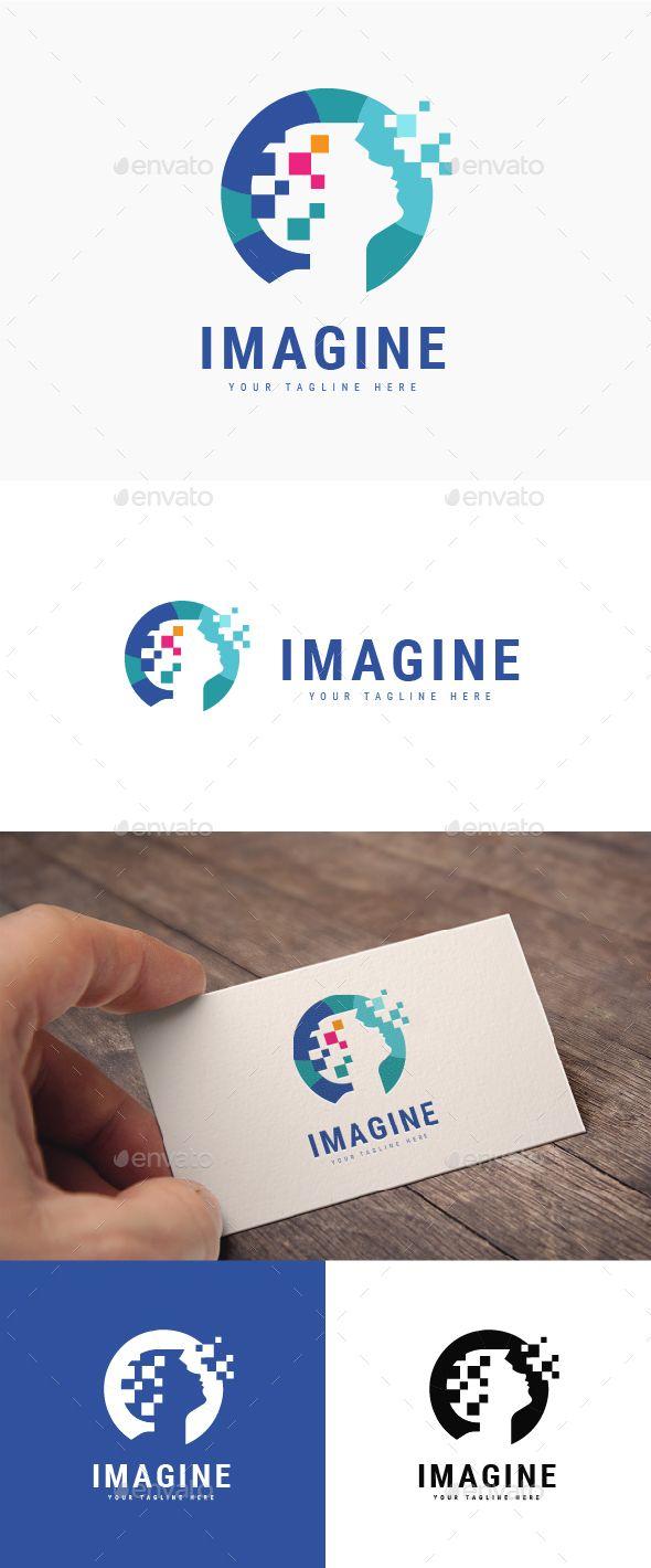 Imagine Logo - Imagine Logo Template PSD, Vector EPS, AI Illustrator | Logo ...
