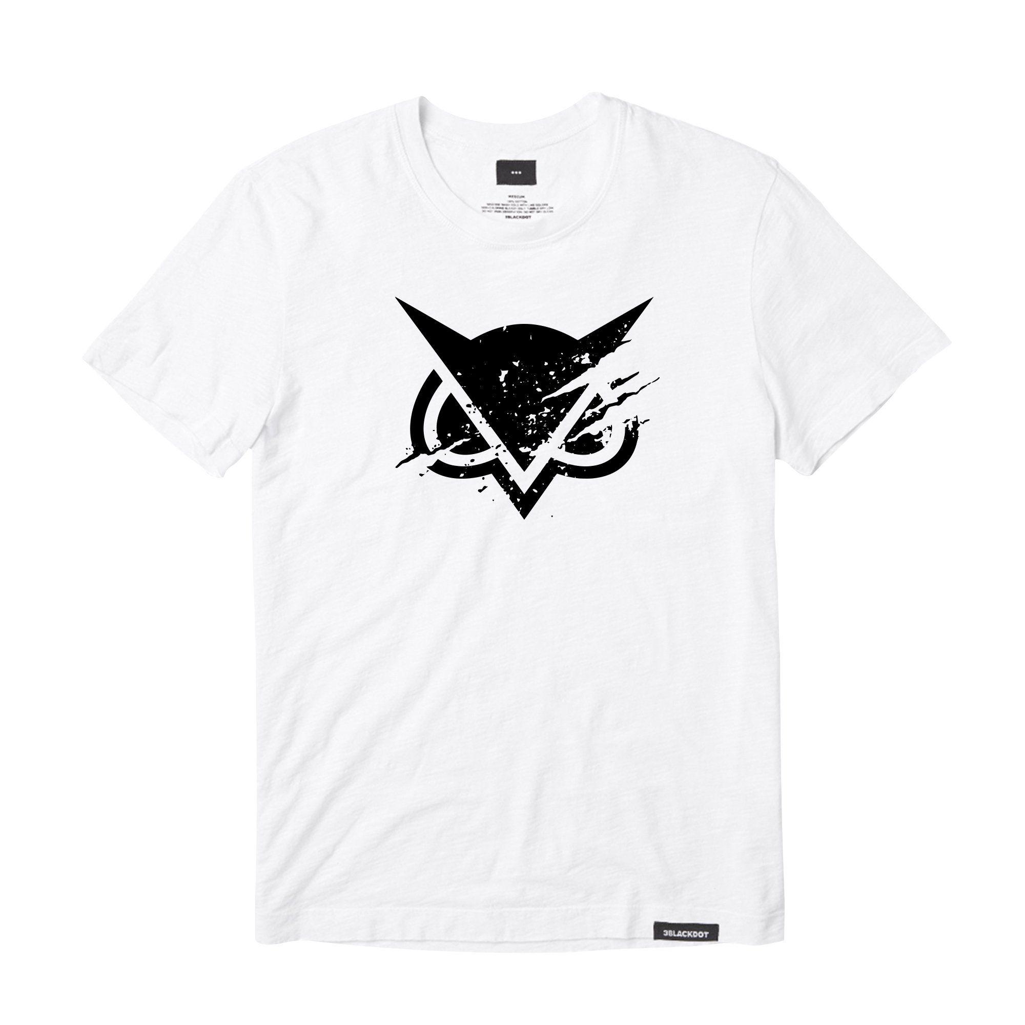 R.I.p.p.e.d Logo - VANOSS® RIPPED LOGO TEE - WHITE