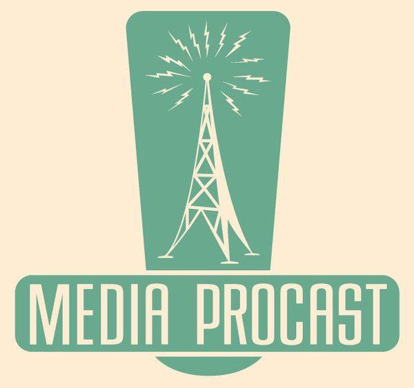 1940'S Logo - Media Procast Logo by Douglas Moore, via Behance. Stay Tuned Props