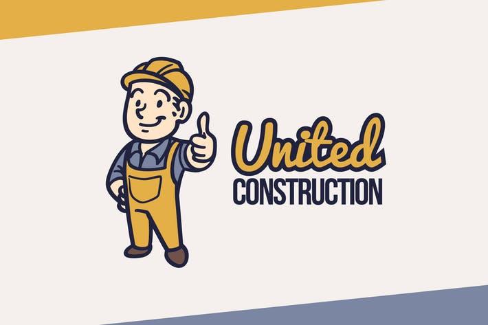 1940'S Logo - Retro Vintage 1940's Contractor Mascot Logo by Suhandi on Envato