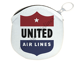 1940'S Logo - United Airlines 1940's Logo Round Coin Purse