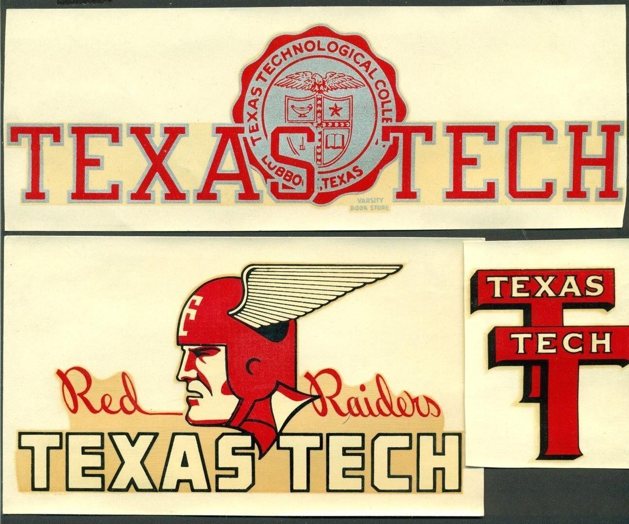 1940'S Logo - Vintage College Decal Stickers Tech University, 1940's