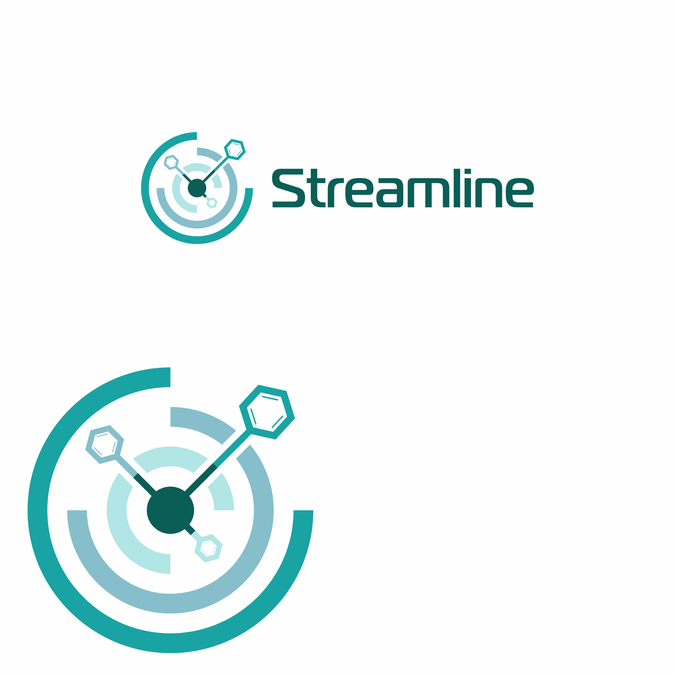 1940'S Logo - Streamline Chemical Logo playing off of Streamliner from 1940's