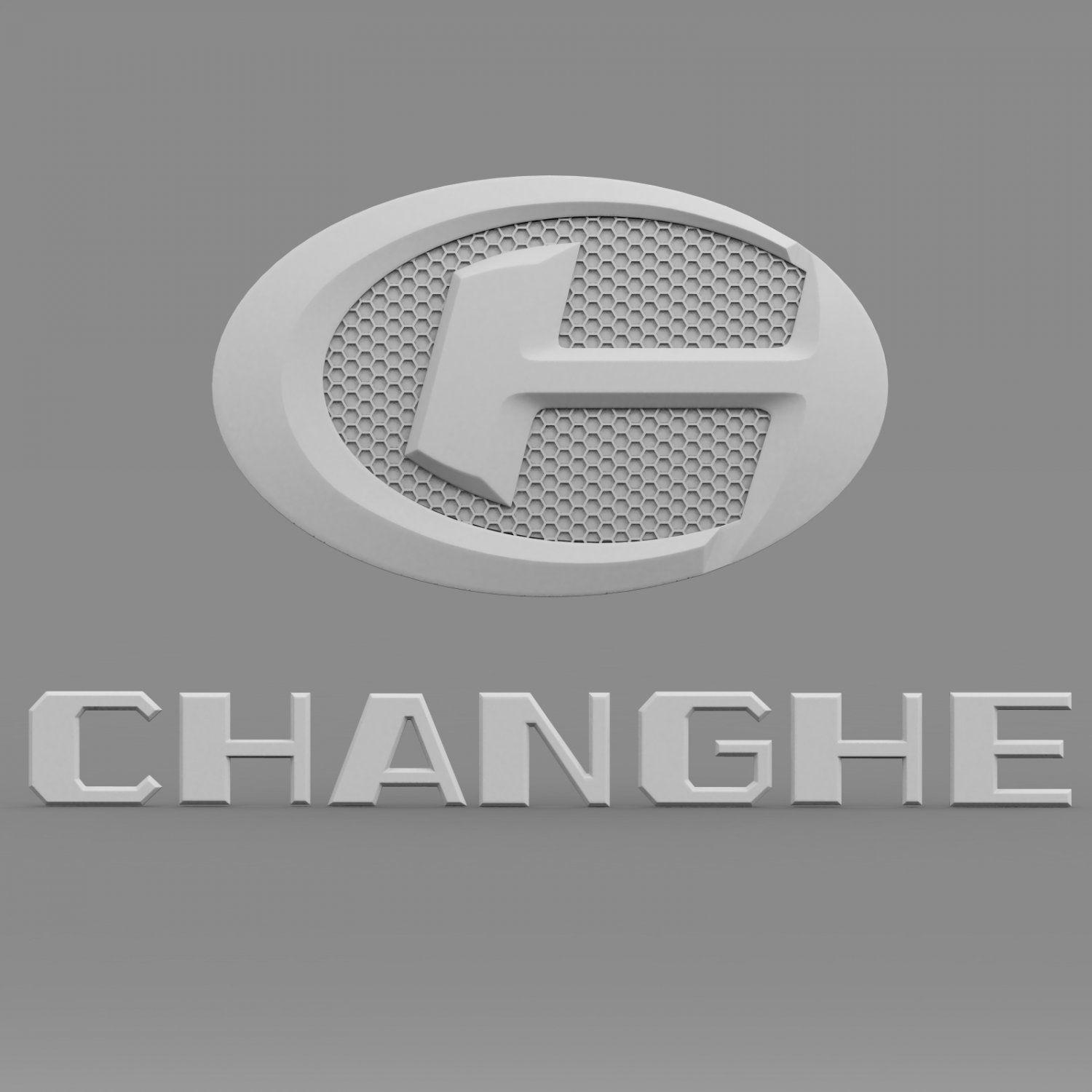 Changhe Logo - Changhe logo 3D Model in Parts of auto 3DExport
