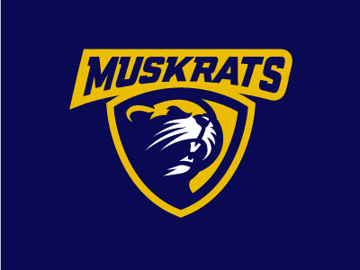 Muskrat Logo - Muskrats Version 1. Mascot Sports Design. Logos, Logos Design