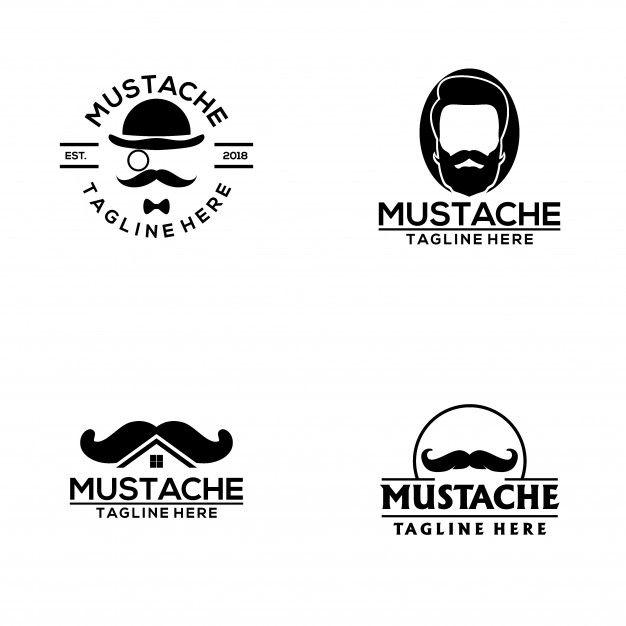 Mustache Logo - Mustache logo Vector | Premium Download