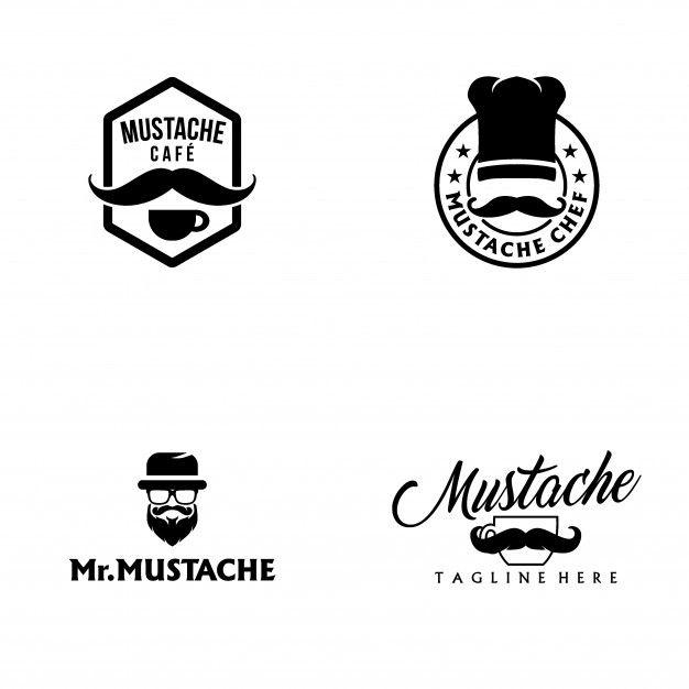 Mustache Logo - Mustache logo Vector | Premium Download