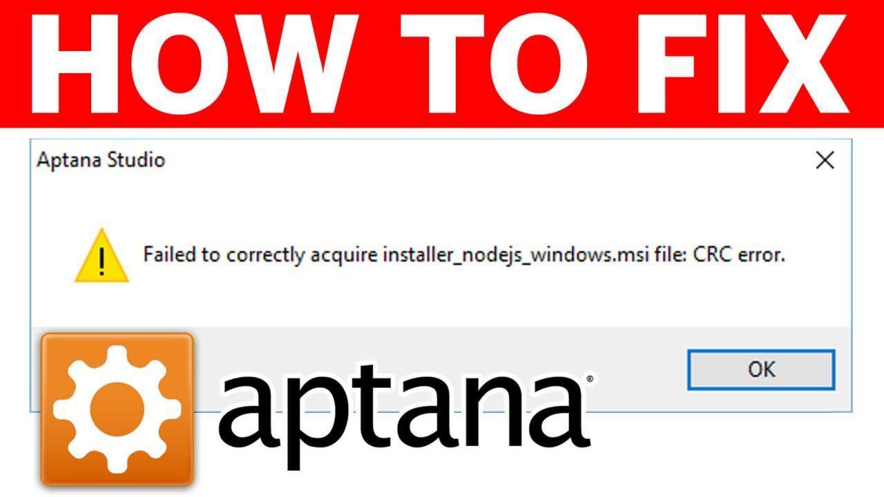 Aptana Logo - Failed to correctly acquire installer_nodejs_windows.msi file: CRC ...