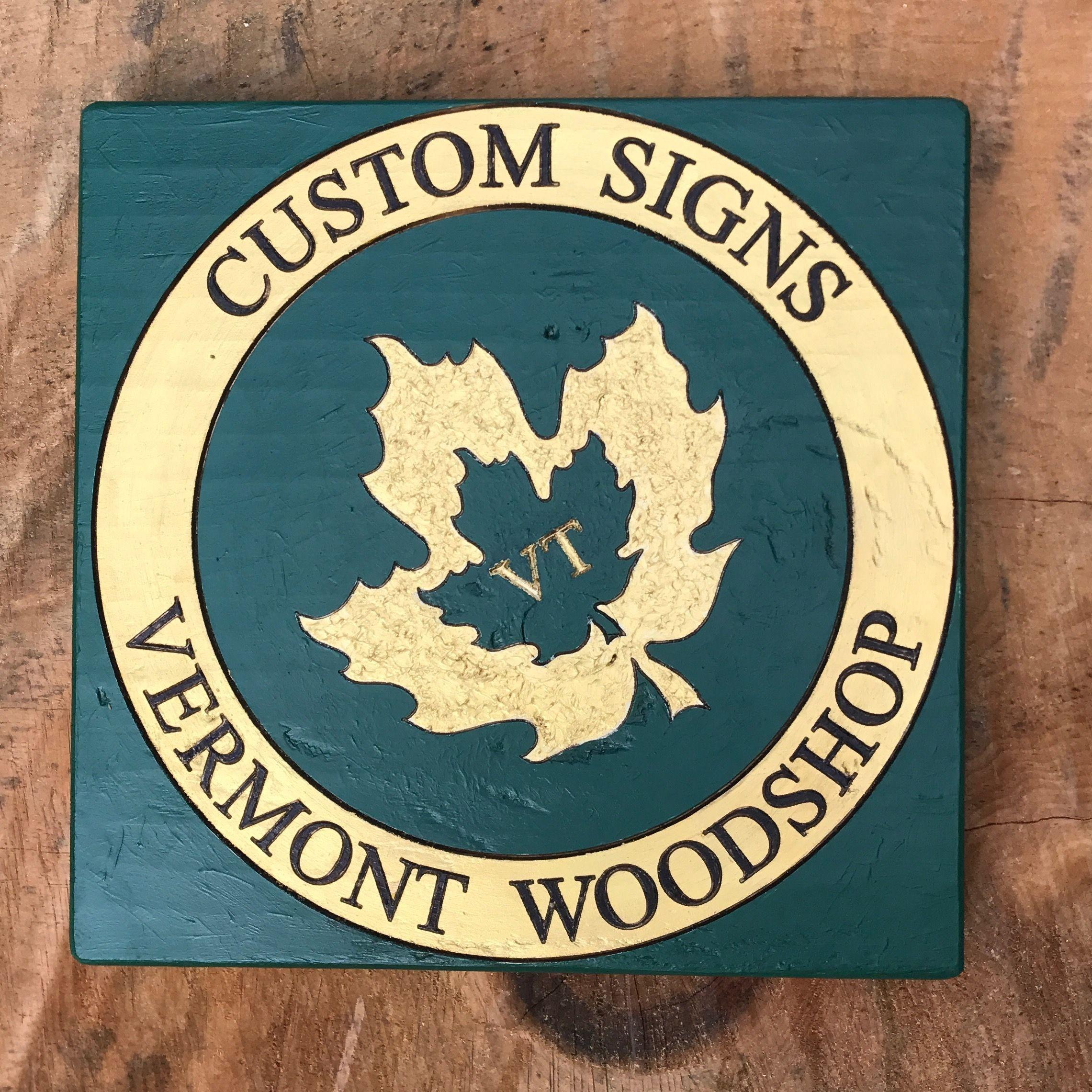 Woodshop Logo - Custom Logo Signs