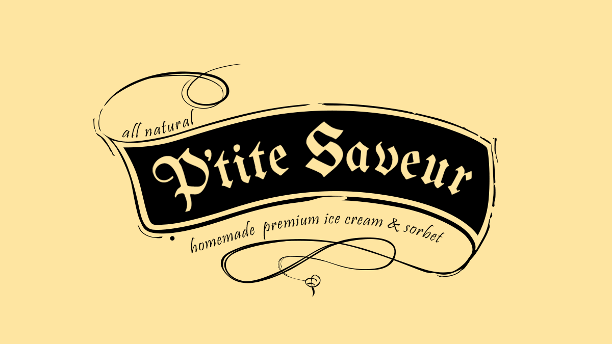 Saveur Logo - P'tite Saveur Logo And Packaging Design - PONG LIZARDO