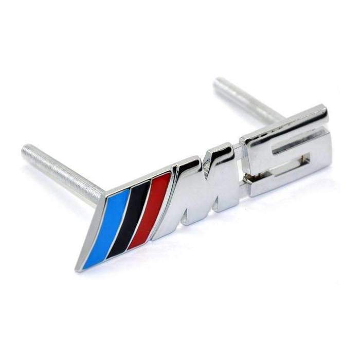 M5 Logo - M5 Emblem for Grill BMW 5 Series [Silver-Color, Metal, for Grille]