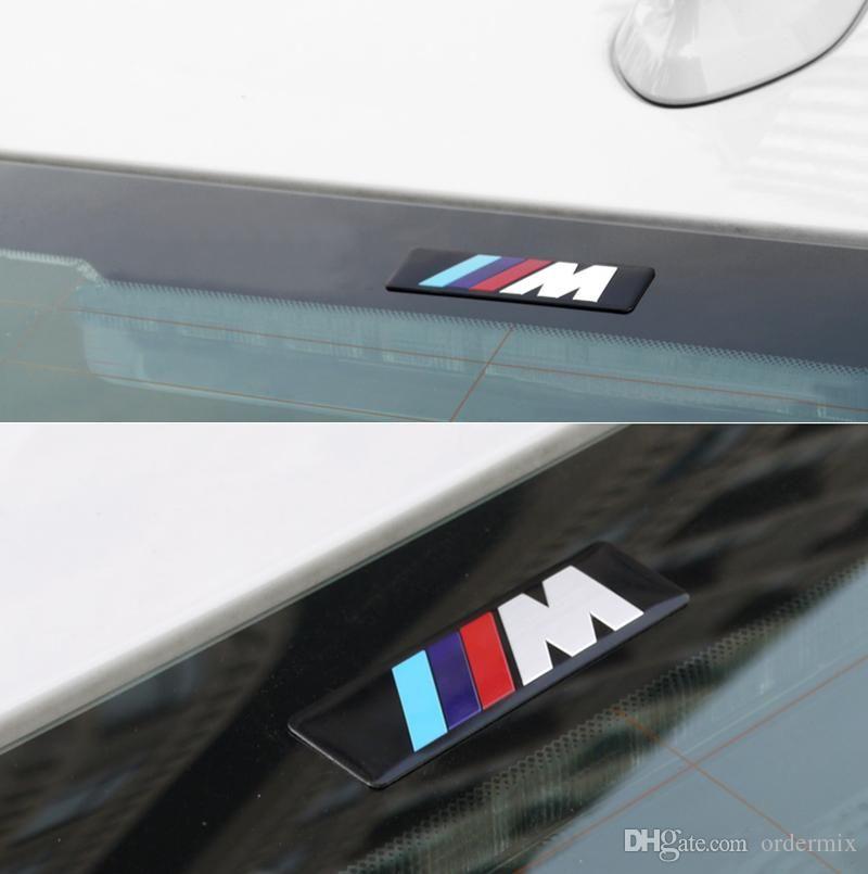 M5 Logo - 2x Car styling M M3 M5 Logo Car Sticker Aluminum Emblem Grill Badge for BMW  E34 E36 E39 E53 E60 E90 F10 F30 M3 M5 M6 accessories