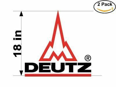 Deutz Logo - DEUTZ LOGO 2 Stickers 18 Inches Sticker Decal