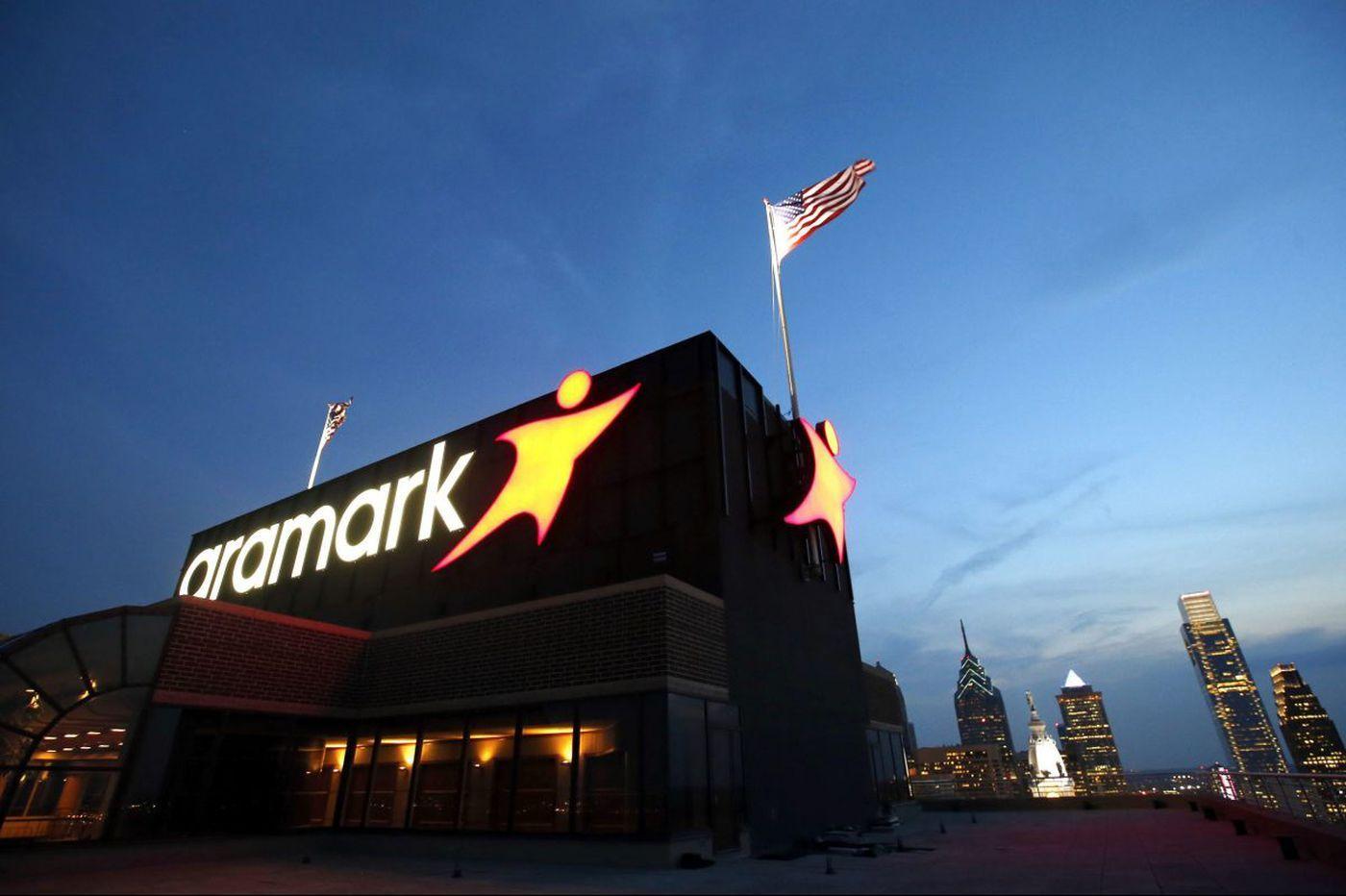 Aramrk Logo - Aramark logo to flicker out over Market East, as food company plots