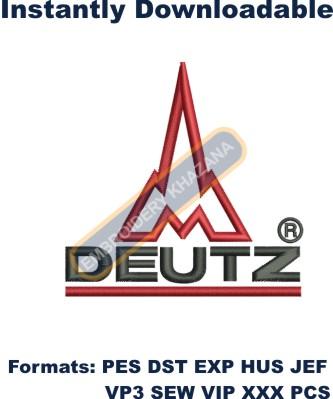 Deutz Logo - Embroidery Khazana