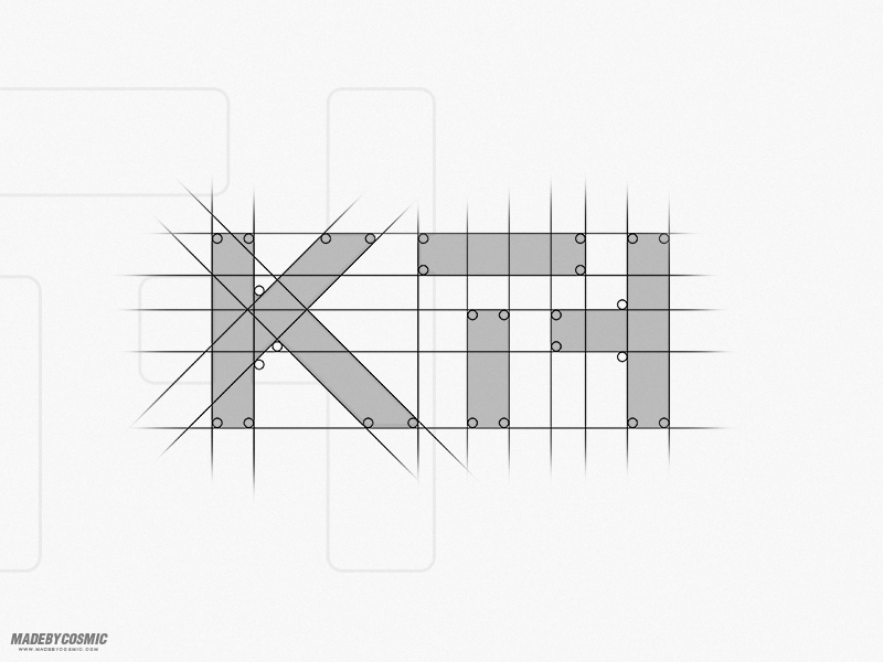 Kith Logo - Kith Logo Grid Breakdown by MadeByCosmic | Dribbble | Dribbble