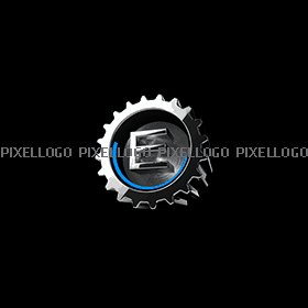 Spinning Logo - Electric Gear Gif