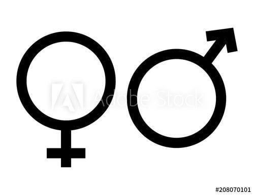 Gender Logo - gender icon in trendy flat style on white background. gender symbol ...