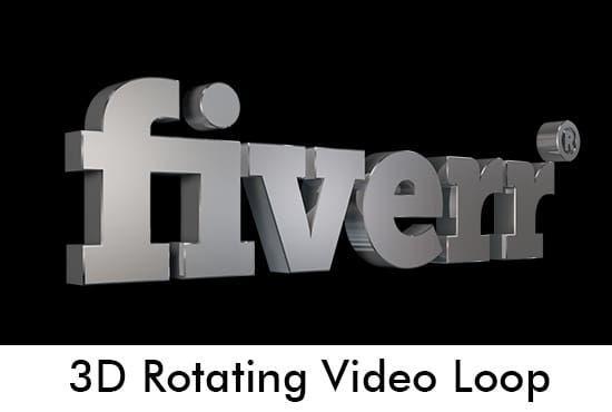 Spinning Logo - create a 3d rotating logo animation loop | Animation | Logos ...