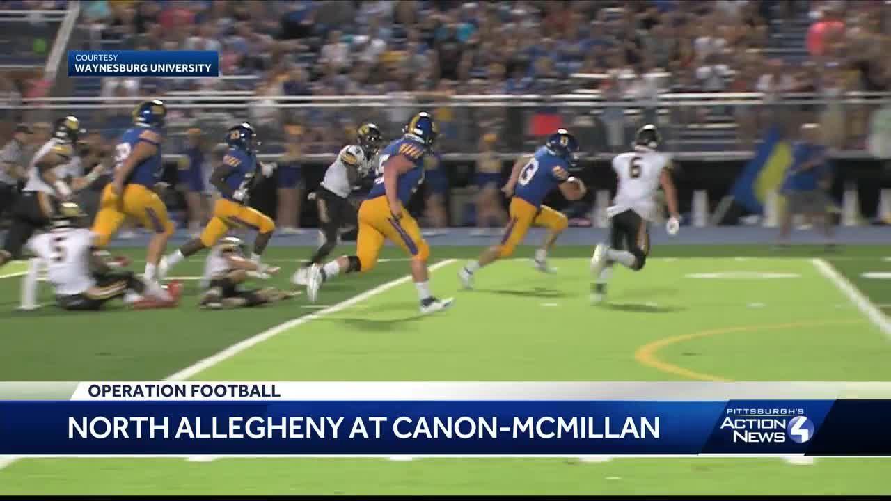 Canon-McMillan Logo - Operation Football highlights: North Allegheny at Canon-McMillan