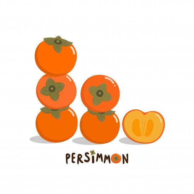 Persimmon Logo - Sweet persimmon vector Vector