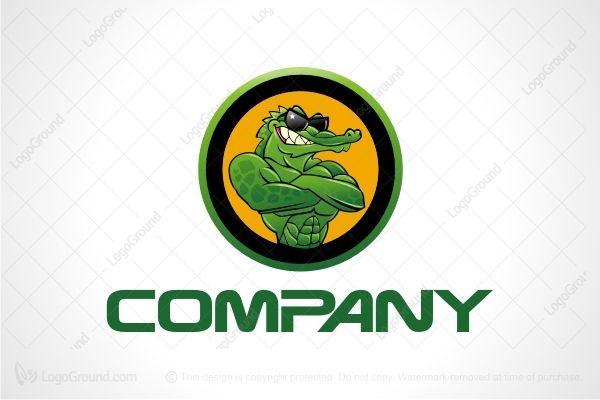 Green Crocodile Logo - Crocodile logo