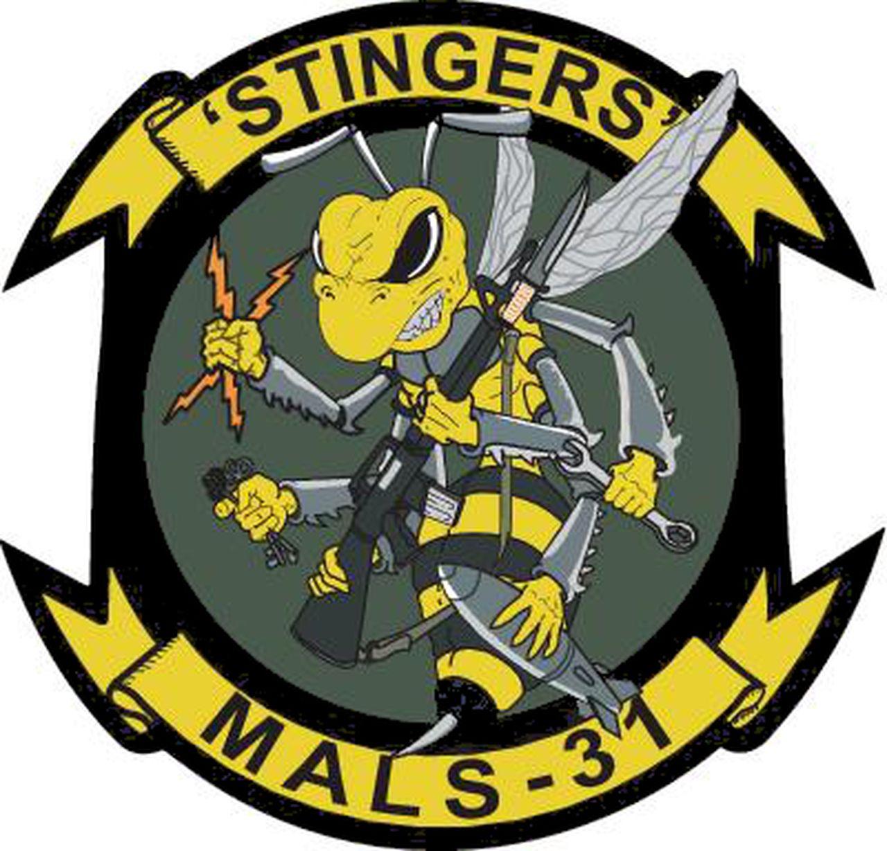 MALS-31 Logo - USMC MALS 31 Stingers