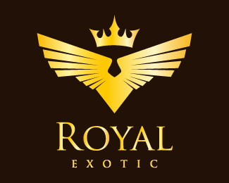 Exotic Logo - royal exotic Designed