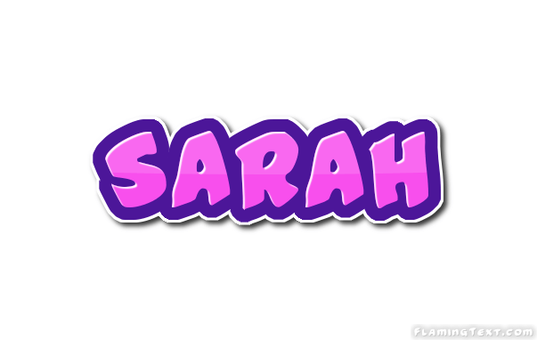 Sarah Logo - Sarah Logo | Free Name Design Tool from Flaming Text