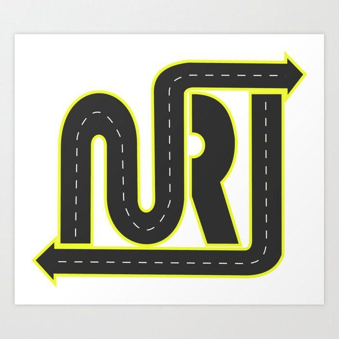 Journeys Logo - Narrow Road Journeys Logo Art Print by narrowroadjourneys