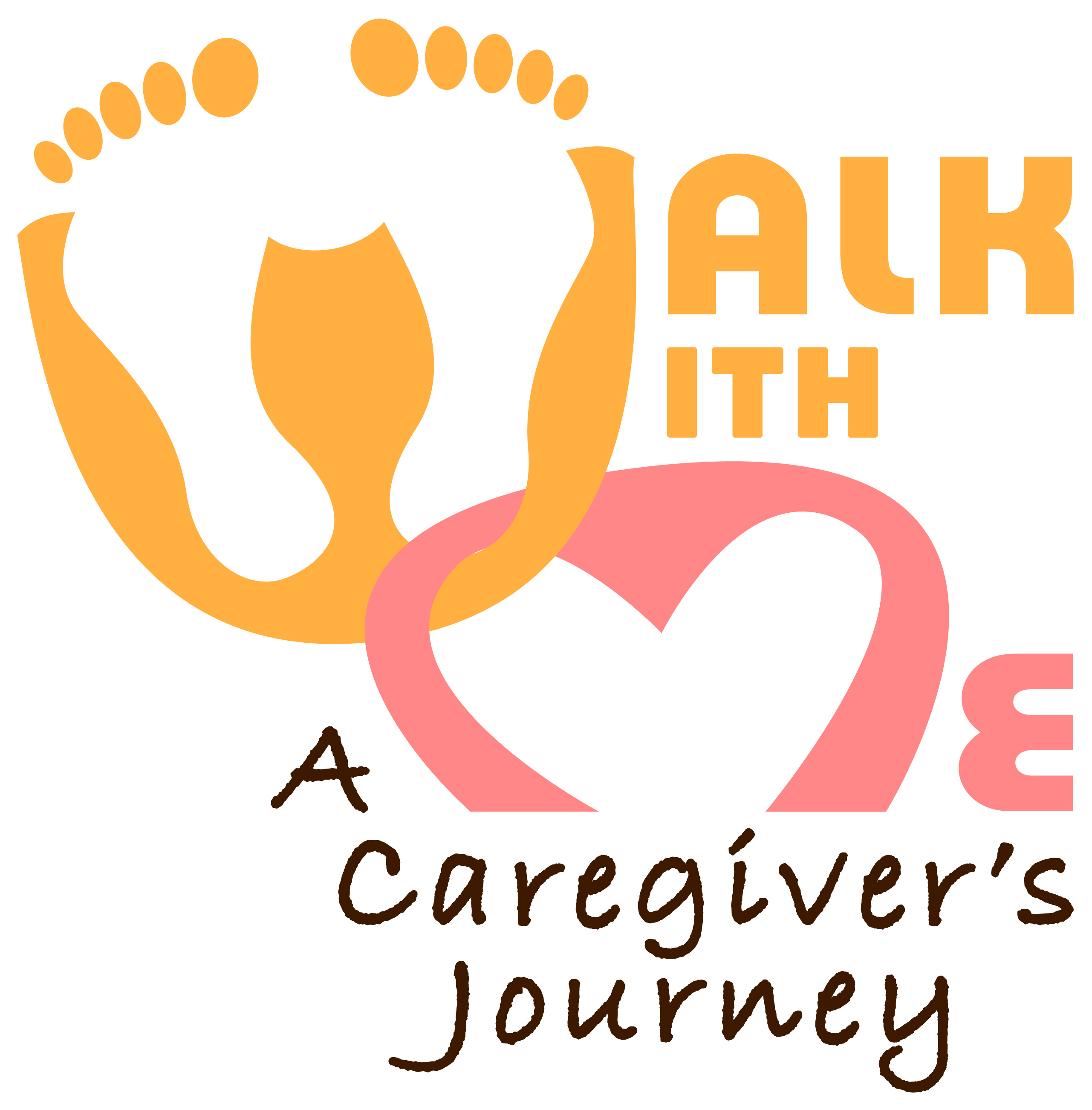 Caregiver Logo - Welcome on the journey of caregiving. Walk With Me