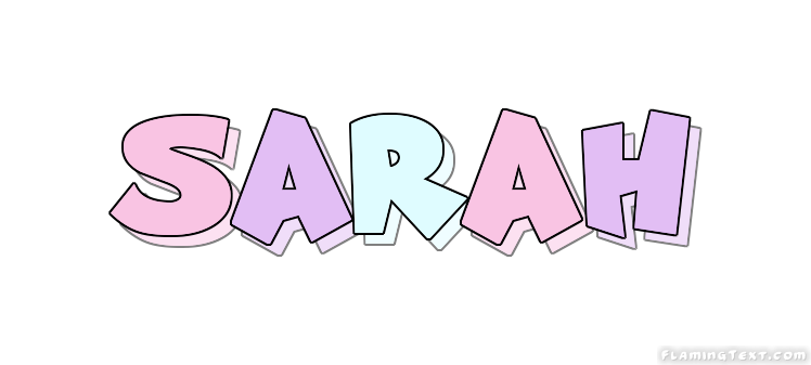 Sarah Logo - Sarah Logo | Free Name Design Tool from Flaming Text