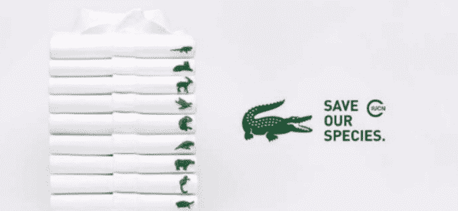 Green Croc Logo - For the first time, Lacoste changed the Green Croc