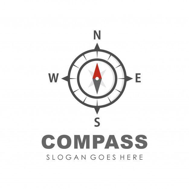 Copass Logo - Compass logo design template Vector | Premium Download