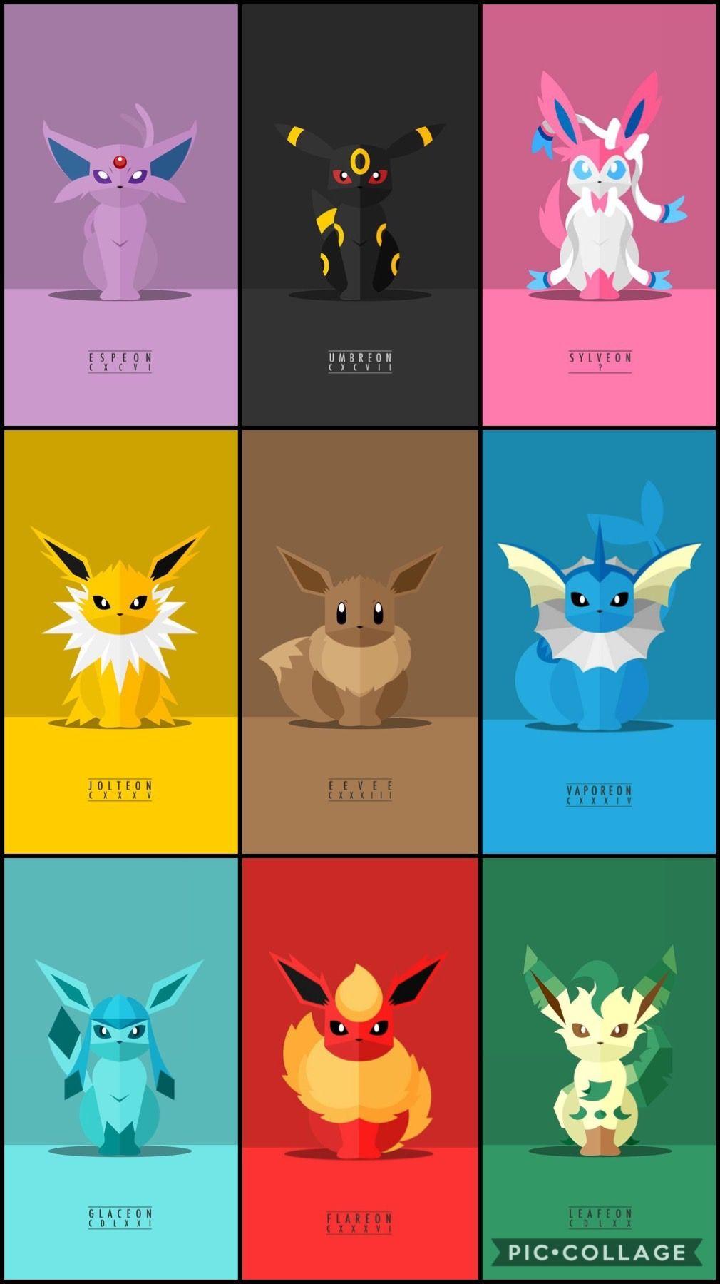 Eeveelutions Logo - Emi. Pokemon, Pokemon eevee evolutions