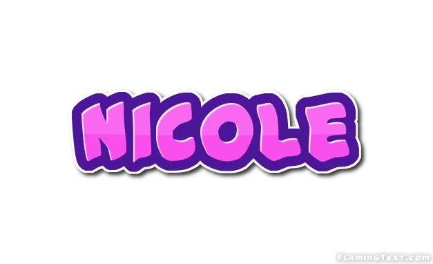 Nicole Logo - Nicole Logo | Free Name Design Tool from Flaming Text